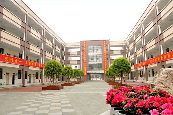 眉山车城中学校园环境