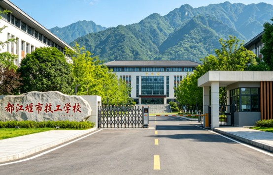 都江堰市技工学校环境